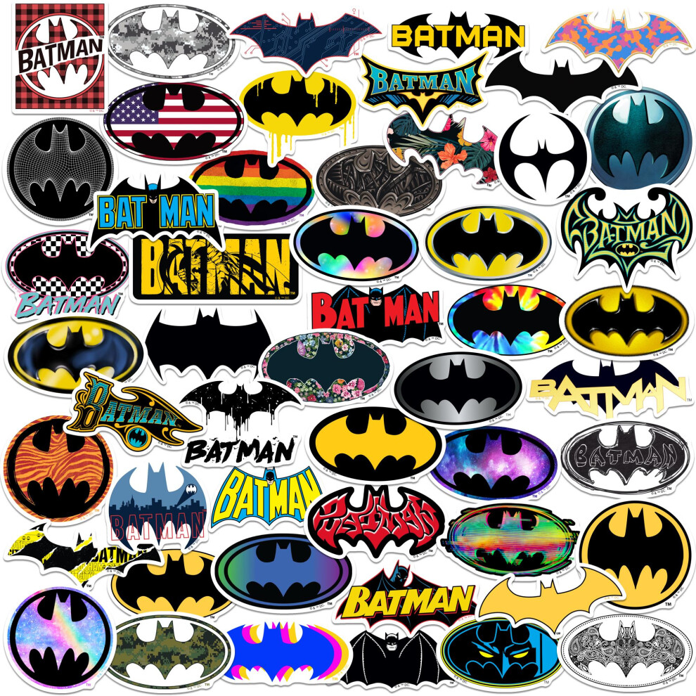 Batman Deluxe Logo Stickers (Pack of 50)