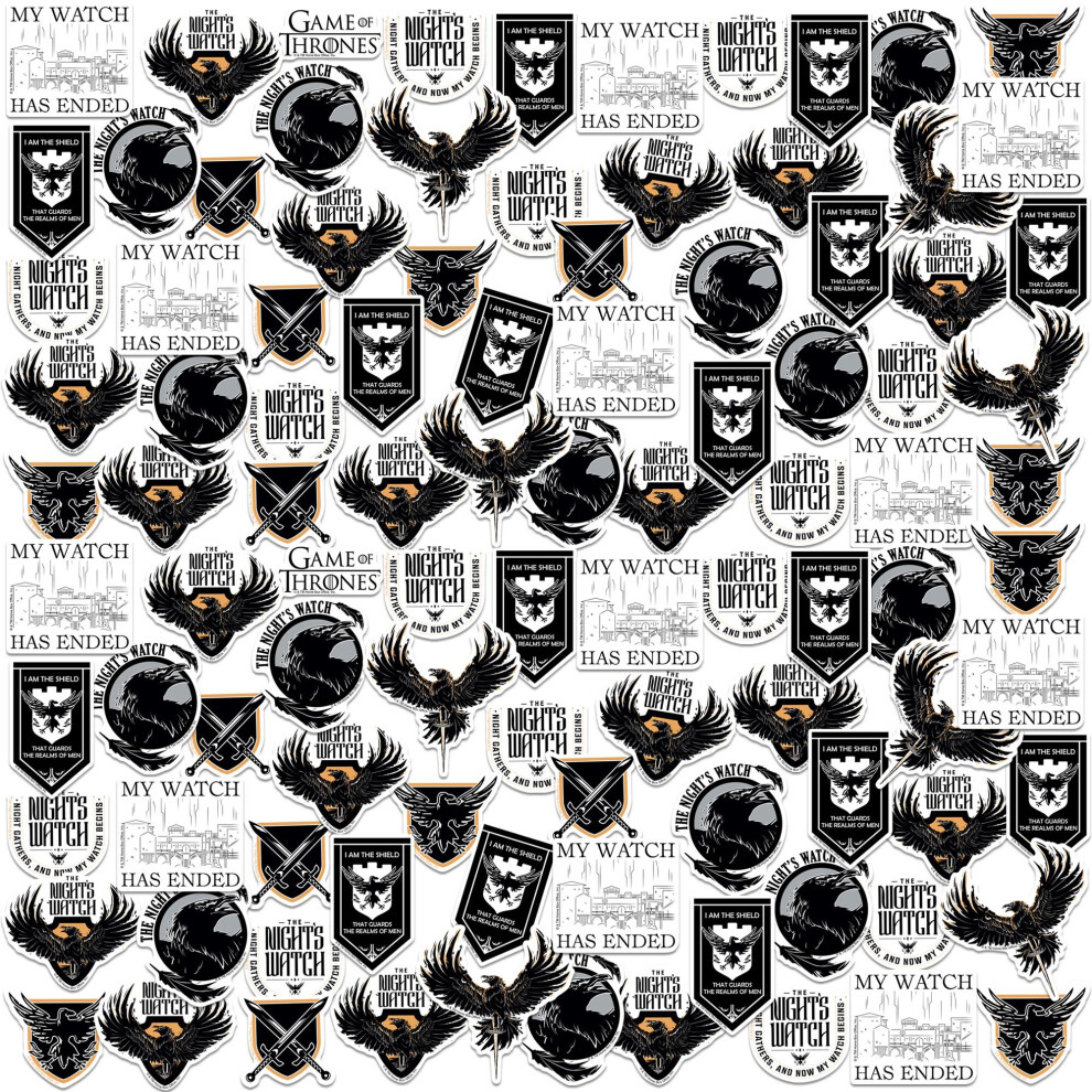 Game Of Thrones Night's Watch Deluxe Stickers (Pack of 100)