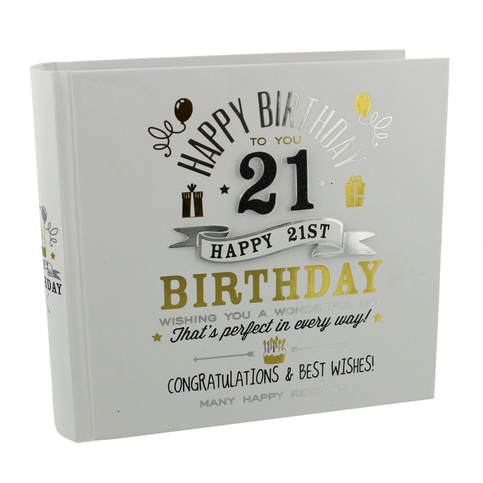 Signography Birthday Boy Photo Album 4 x6 - 21st