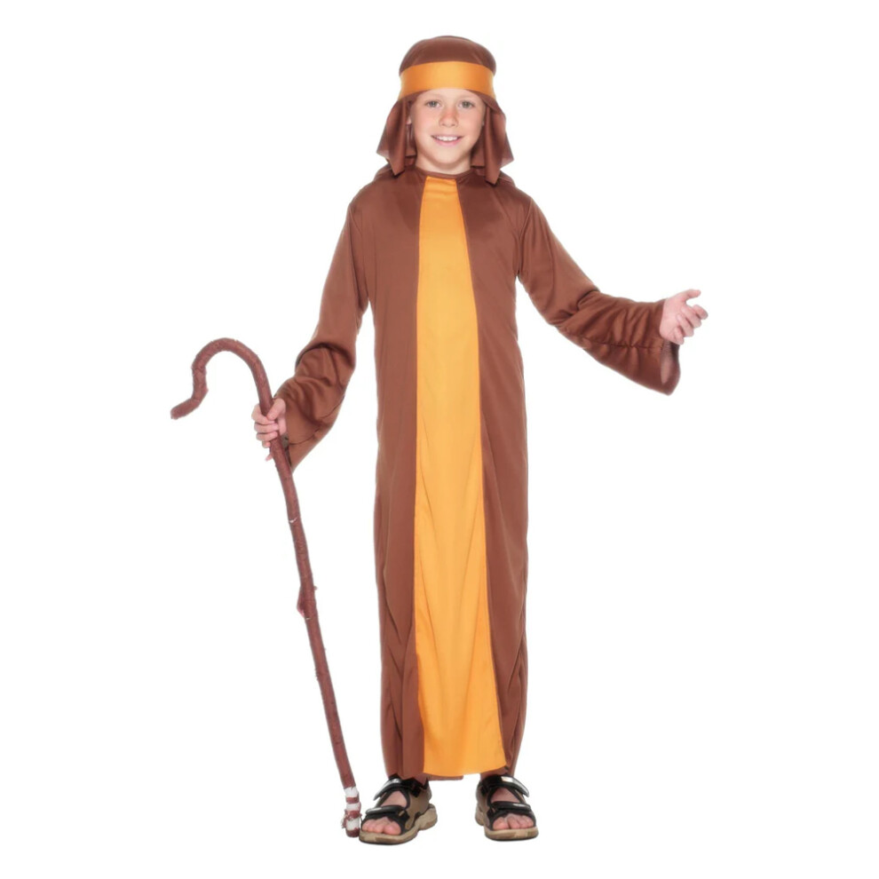 Smiffy's (10-12 Years, Brown) Childrens/Kids Shepherd Costume Set