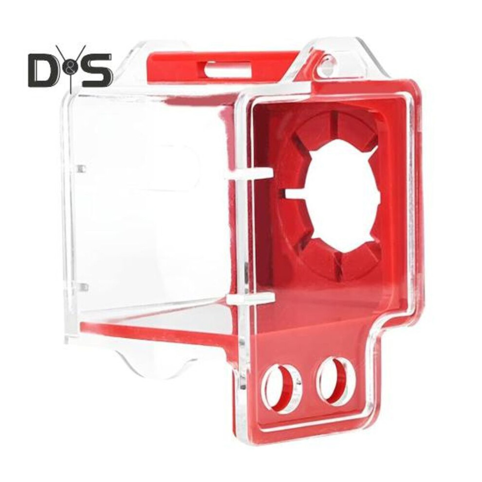 (as the picture, 1pc) 1/2/3Pcs Emergency Stop Button Cover Transparent Design Simple Installation Highly Visible Push Button Switch Cover Large Push Button Lockout