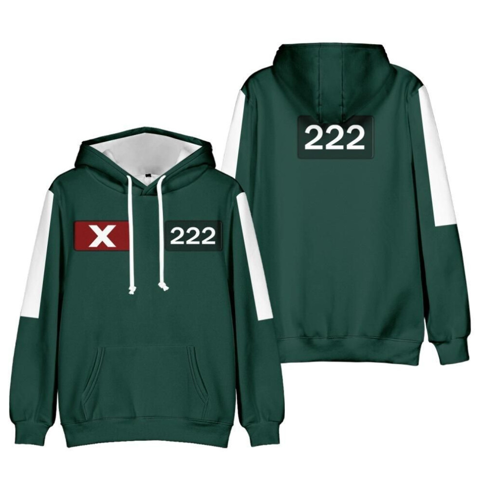 (XL, as the picture) Squid Game Season 2 Hoodie Sweatshirt For Womens Mens Hoodie Sweatshirt Tie Dye Shirt Cool Unisex Hooded