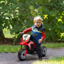 HOMCOM Honda CRF450RL Licensed 6V Kids Electric Motorbike w/ Horn - Red