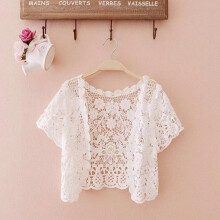 (XL, white) White Black Apricot Women Short Sleeve Shrug Bolero Lace Wedding Bridal Summer Jacket Elegant Lace Cape Knit Vest Vest Women