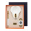 (White) Rubinski Cigar Tools Suit Direct Punch Lighter Double Blade Scissors Ceramic Ashtray Portable Combination Gift Box 5