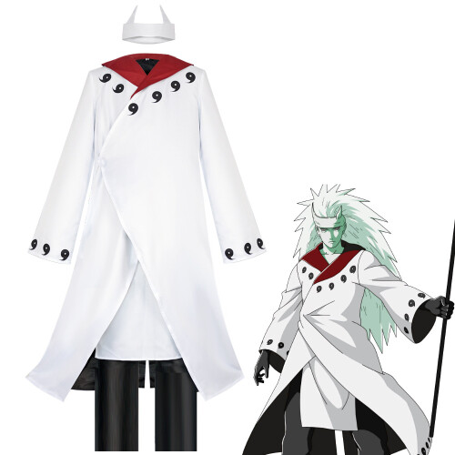 Legendary Uchiha Warrior Robe Red/Black Armored Cosplay Costume Anime ...