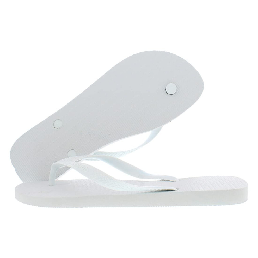 Havaianas Top Mens Slippers  White 910 US Men - 1112 US Women