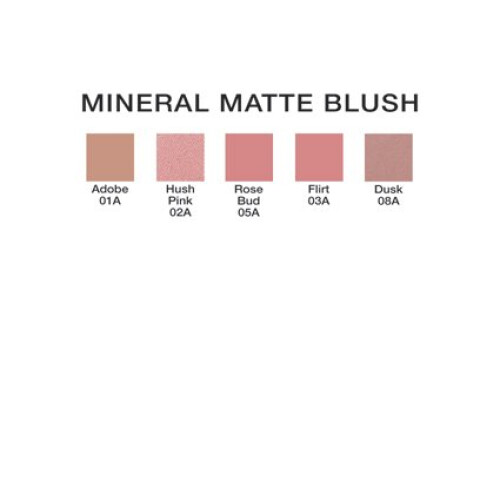 Jolie Mineral Matte Blush Pressed Cheek Color Blusher (Adobe) 2