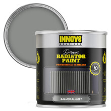 Radiator Paint - 750 ml - Balmoral Grey - Satin Finish - 10 Yr Guarant