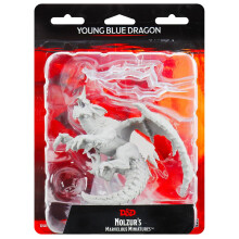WizKids D&D Nolzurs vidunderlige miniaturer: Young Blue Dragon