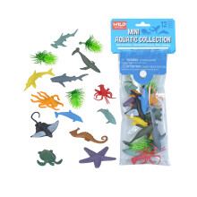 Wild Republic Mini Ocean Polybag B?rnegaver Vandleget?j P?dagogisk leget?j Genanvendelig taske 12-stykker