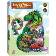 MasterPieces 100-delige puzzel voor kinderen - Dinosaur Days - 14""""x19""""