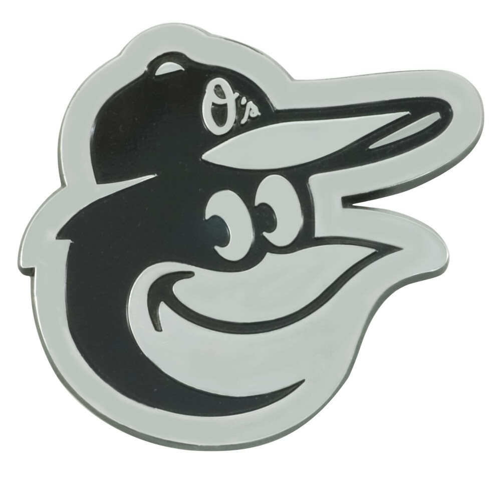 Fanmats 26519 Baltimore Orioles 3D Chrome Metal Auto Emblem-image