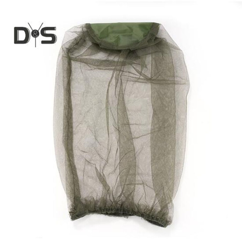 Outdoor Head Net Breathable Fine Mesh Flying Animal Protection Elastic Men Women Fishing Hiking Camping Climbing Face Netting Head Cover