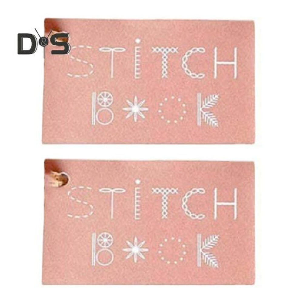 (as the picture, 2pcs) Mini Sewing Book Comprehensive Stitch Guide Diy Craft Portable Sewing Card Set Embroidery Patterns Designs Sewing Book