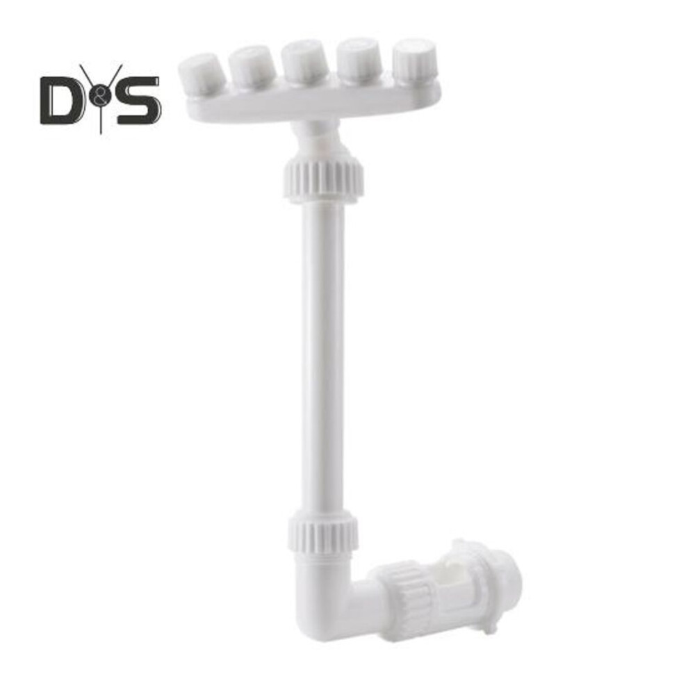 5-Nozzle Pool Fountain for Inground Pools Adjustable Pool Waterfall Sprinkler Swimming Pool Cooler Fountain for Hot Days Above Ground Pools