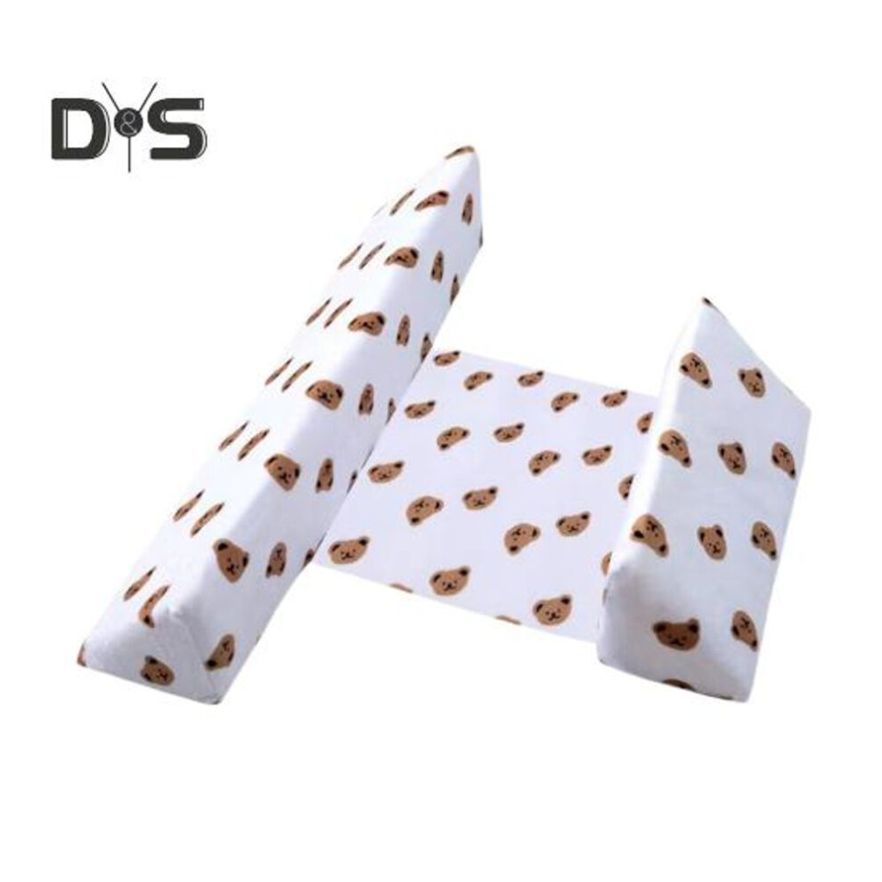 Baby Side Sleepers Wedge Adjustable Anti-Roll Detachable Washable 45-Degree Slope Design Anti-vomitting Soft Memory Foam Baby Wedge Pillow