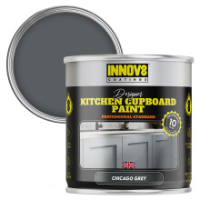 Kitchen Cupboard Paint - 750 ml - Chicago Grey - Satin Finish - 10 Yr
