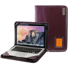 Broonel - Contour Series - Lilla Heavy Duty L?der Beskyttelsesetui - Kompatibel med HP EliteBook 835 G9 13"""" Touch WUXGA Laptop