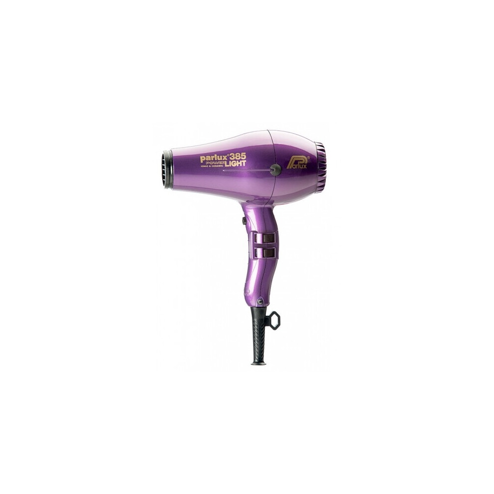 Parlux Hair Dryer 385 Powerlight Ionic Ceramic Violet