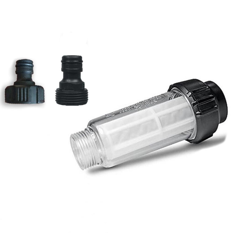 (08#) High Pressure Washer Water Filter G 3/4'' Water Filters With 2 Filter Cores For Lavor For Nilfisk Karcher K2 K3 K4 K5 K6 K7