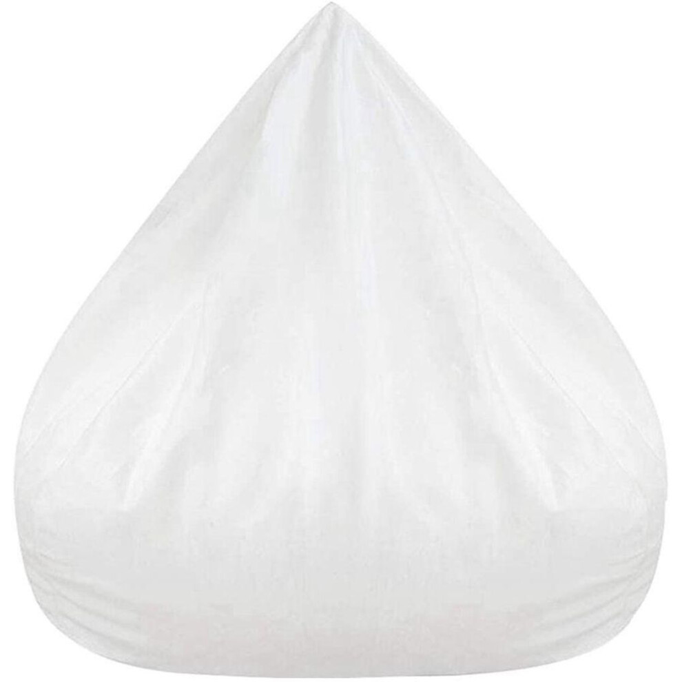 (M-white inner net) Relax Beanbag Case Furniture Seat Chairs Pouf  Puff Couch Bean Bag Cover Tatami Covers Sofas Cover