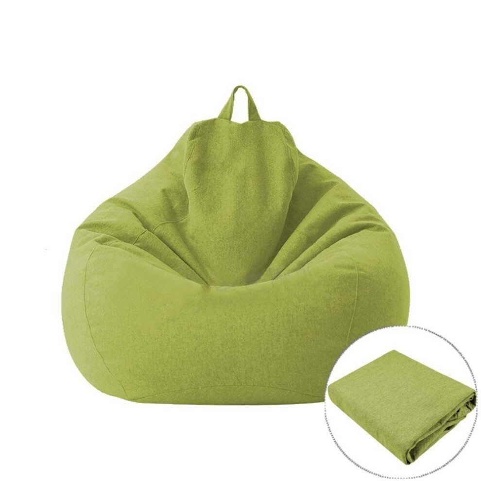 (S-green  cover) Relax BeanBag Case Furniture Seat Chairs Pouf  Puff Couch Bean Bag Cover Tatami Covers Sofas Cover