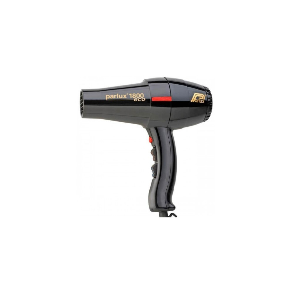 Parlux Black Hair Dryer 1800 Eco Edtition