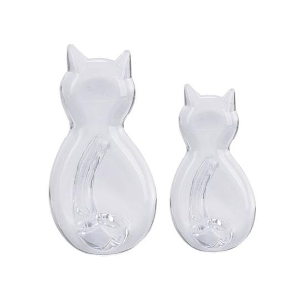 (clear) 2 Pcs Wall-mounted Kitchen Storage Hooks Great Stickiness Lightweight Moveable Bathroom