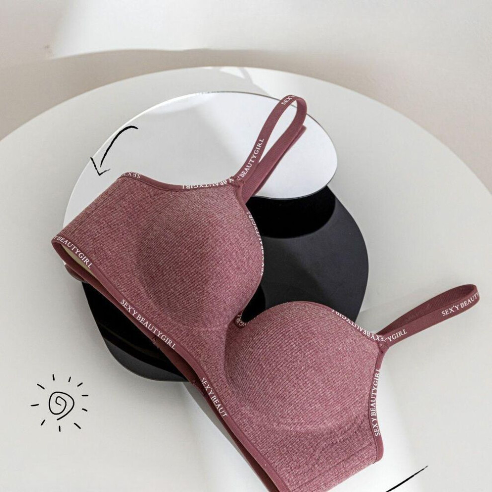 (as the picture, 36/80AB) Women Push Up Bras Sexy Backless Underwear Female Fashion Sling Bras Adjustable Strap Lingerie Girls Bust Bras