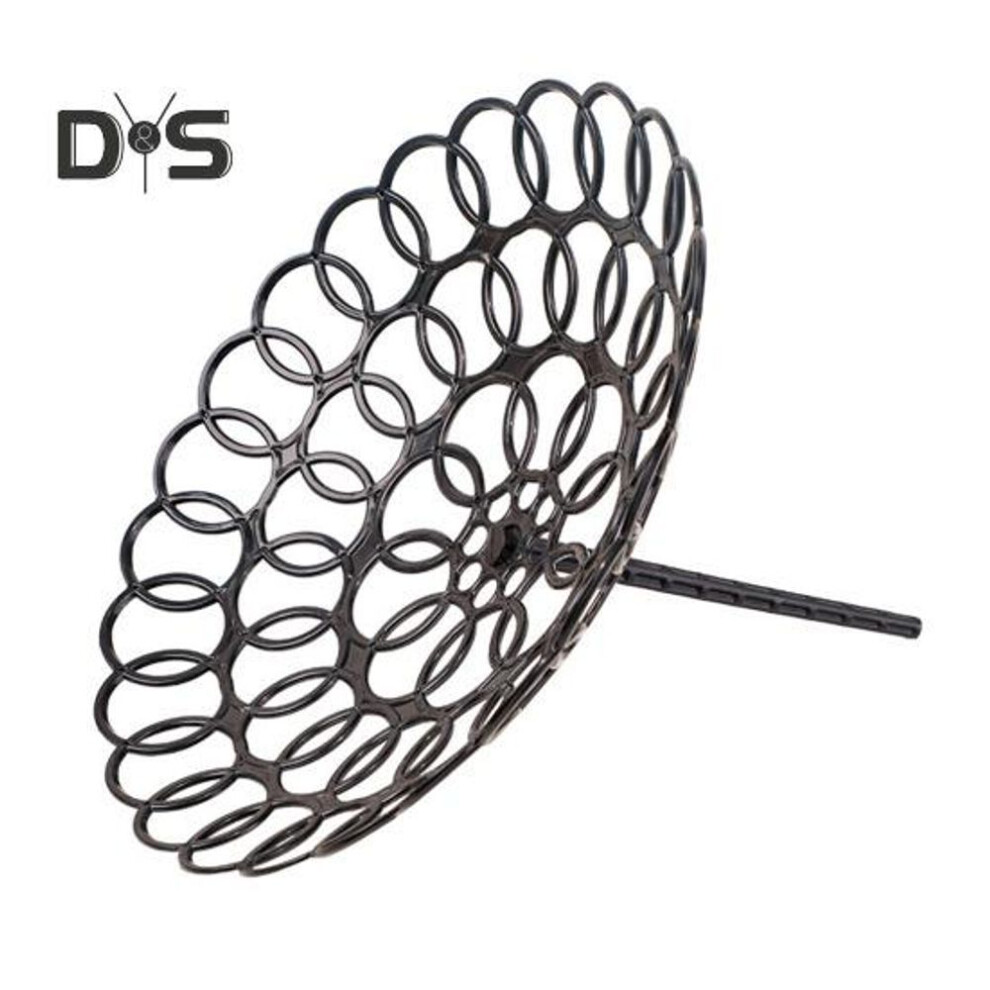 Black Round Flower Stem Holder Ikebana Vase Bracket With Non-slip Strut Sturdy Hollow Design Detachable Flower Arrangement Holder Adaptable Stem