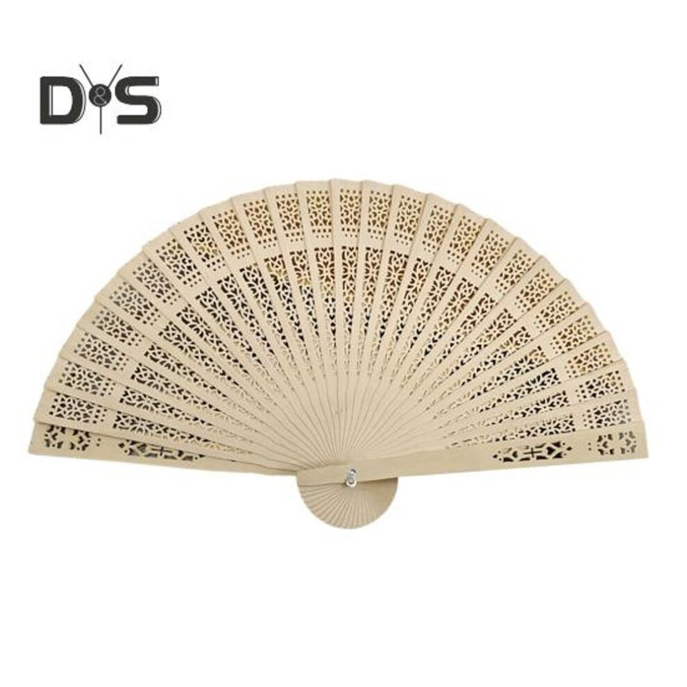 Chinese Folding Fan Handheld Vintage Dancing Fan Portable Retro Hollow Out Hand Fan for Hot Summers Street Photography Props