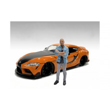 Car Meet 3"""" Figure 6 for 1/18 Scale Models by American Diorama 76331