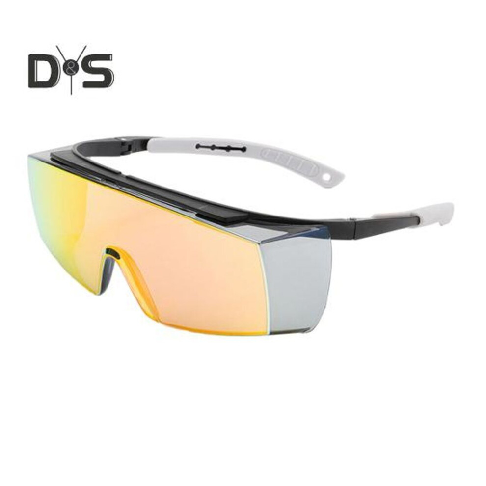 (red,golden) Polarized Sports Sunglasses for Men Women UV400 Protection Eyewear Goggles Anti Fog Safety Glasses for Driving Fishing Cycling