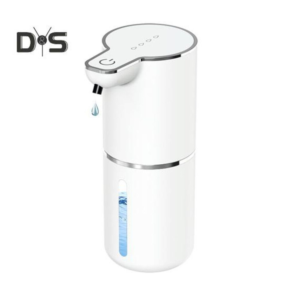 (white, B) Automatic Induction Soap Dispenser Usb Rechargeable 350ml Capacity Touch-free Electric Soap Dispenser
