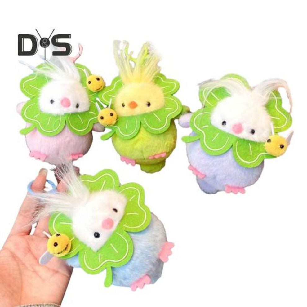 Doll Pendant Keychain Cartoon Style Long Hair Birds Shape Keyring Lightweight Key Holder Backpacks Cars Accessories