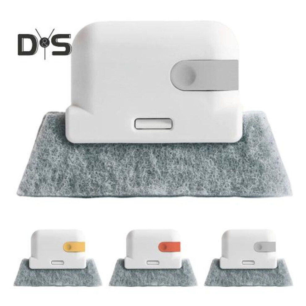 4pcs 2 In 1 Cleaning Brush Set Detachable Window Track Cleaner With Strong Bristles Stubborn Dirt Remover