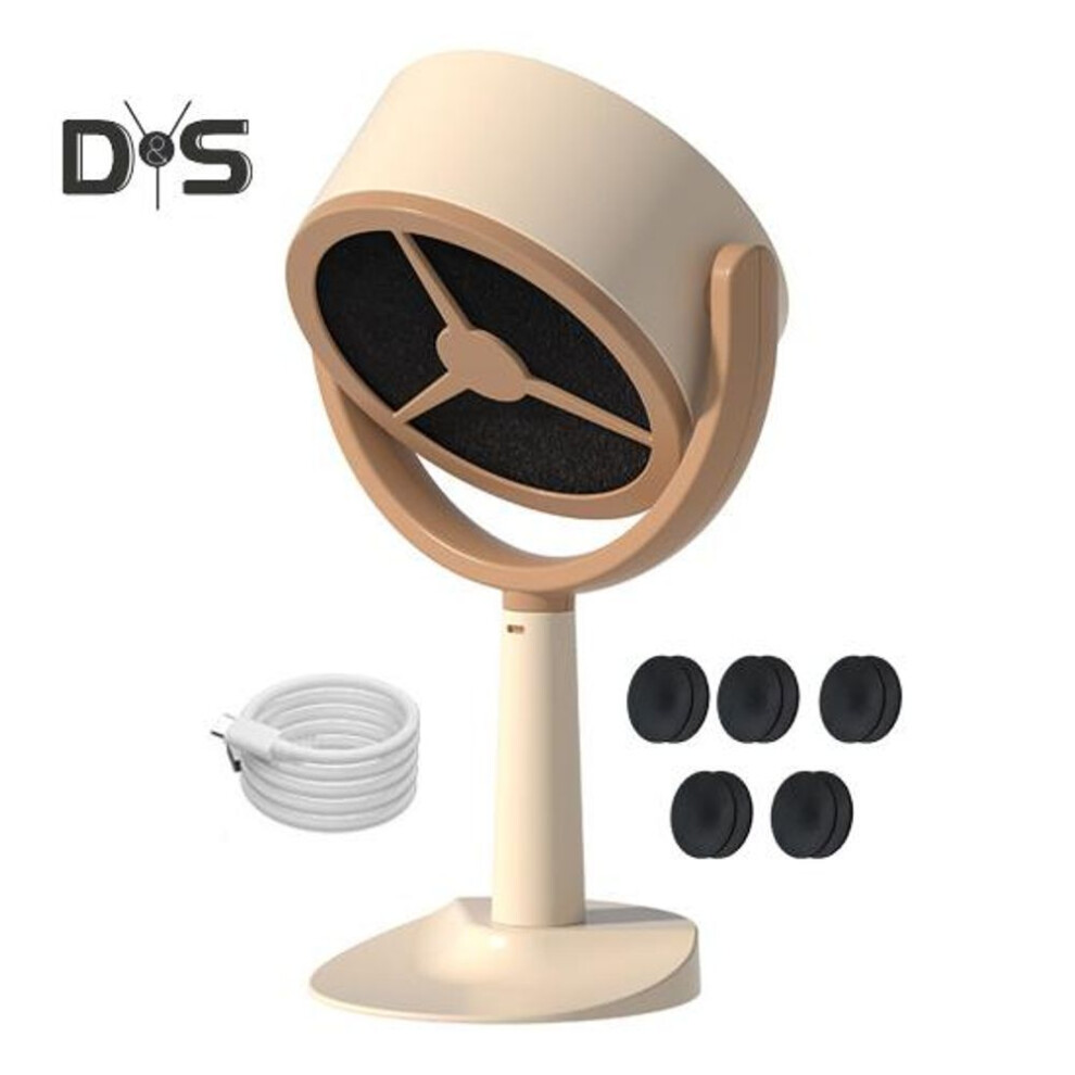 (as the picture, B) Portable Exhaust Fan Low Noise Operation Rechargeable Compact Design Purifier Fan Indoor Kitchen Mini Range Hood Set