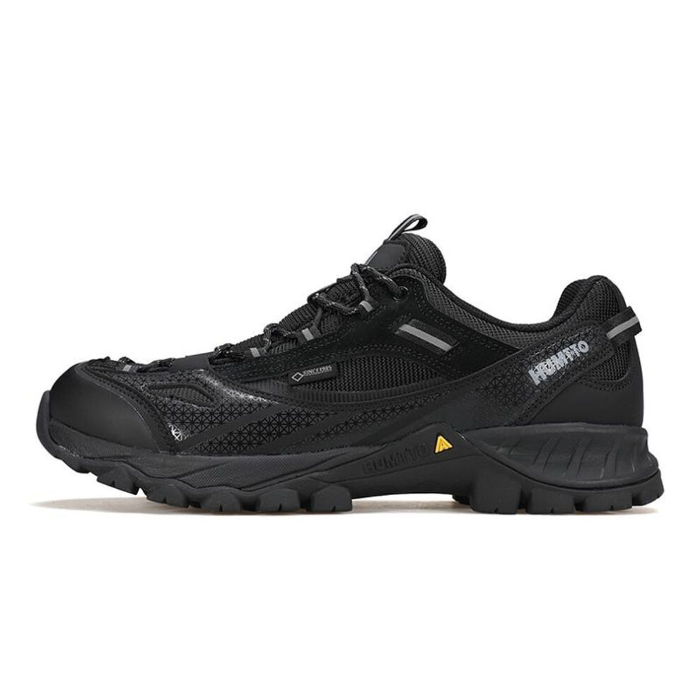 (black, 42) Humtto Non-slip Hiking Shoes Winter Trekking Shoes For Men Outdoor High Quality Walking Designer Man Sneakers Leather Mens Boots