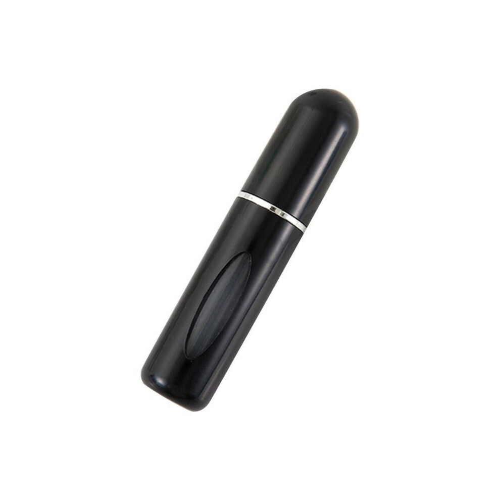 (black, One Size) Portable 5ml/0.2oz Refillable Perfume Atomizer Bottles For Travel With Separate Spray Dispensers