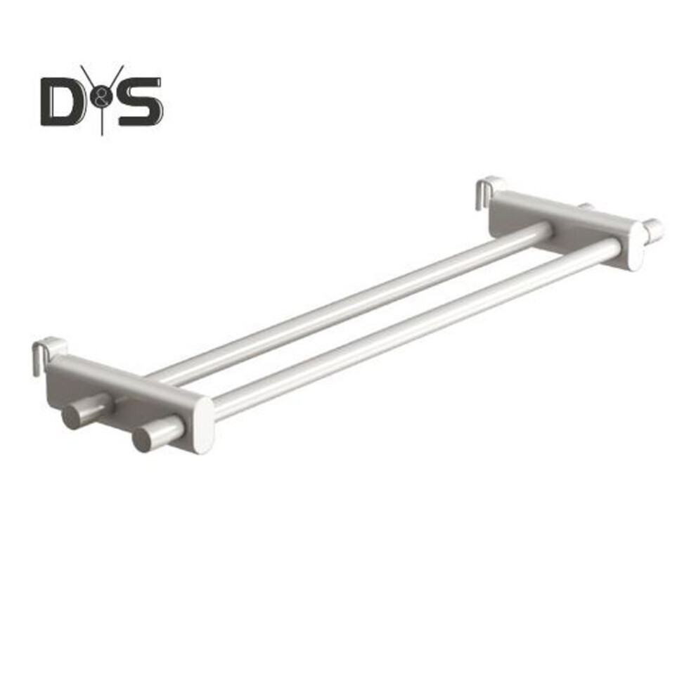 (as the picture, C) Clothes Drying Rack for Radiators 0.3-2m Carbon Steel Dual Poles Easy No-Drilling Installation Rust-Resistant White Finish Towel Rail