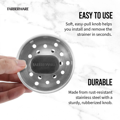Farberware Farberware Professional Sink Strainer Standard Drain STAINLESS STEEL 2