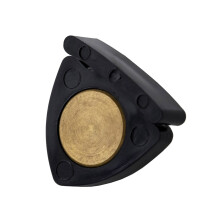 Professionell modell Menuhin Shield Type Violin Viola Mute (svart)