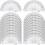 eBoot 20 Pack Plastic Protractor  180 Degrees Protractor for Angle Measurement Student Math  4 Inches  Clear 1