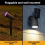 2pack 9 LED Solar Spot Lights 丨Solar Landscape Lights 7 Colorful 4