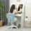 Vinsetto (Blue) Vinsetto Vanity Task Chair with Adjustable Height, Armless 7