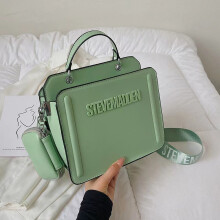 (Green) Women Madden Fashion Square Bag Black