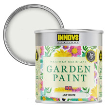 Garden Paint - 750 ml - Lily White - Satin Finish - 10 Year Guarantee