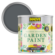 Garden Paint - 750 ml - Chicago Grey - Satin Finish - 10 Year Guarante