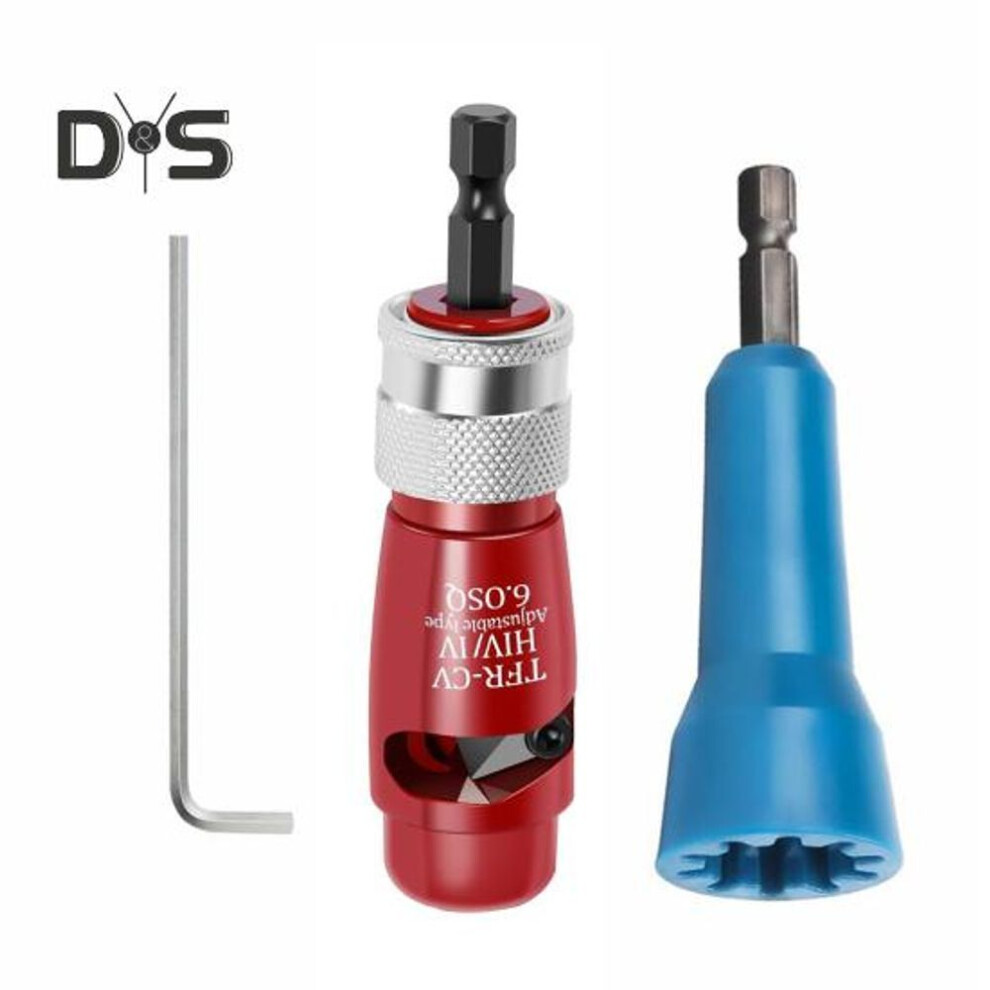 (as the picture, D) Electrical Wire Twister Tool Cable Wire Stripper High Strength Rustproof Easy to Use Portable Power Drill Wire Stripper Accessories